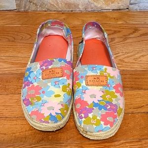 Coach Margret Painted floral shoes size 8.5